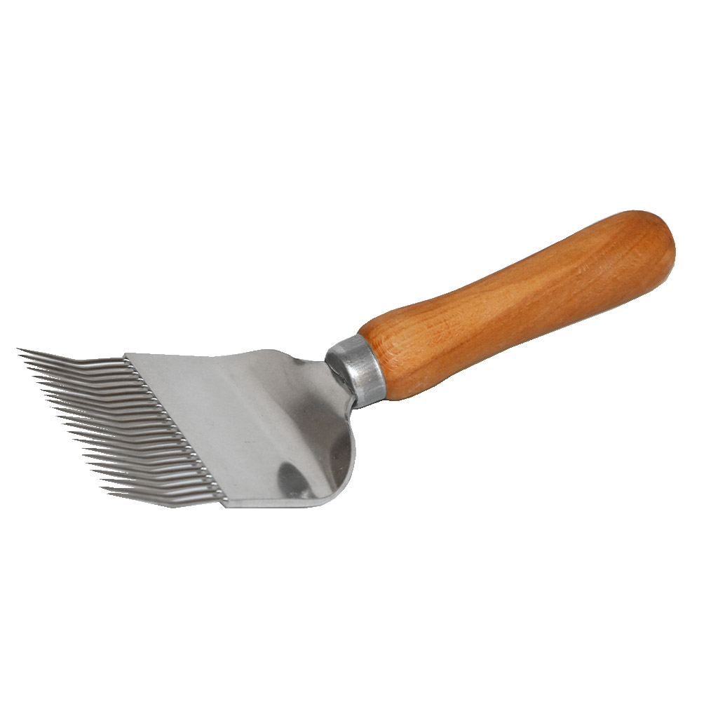 Entdecklungsgabel Holz gebogen 21 Nadel