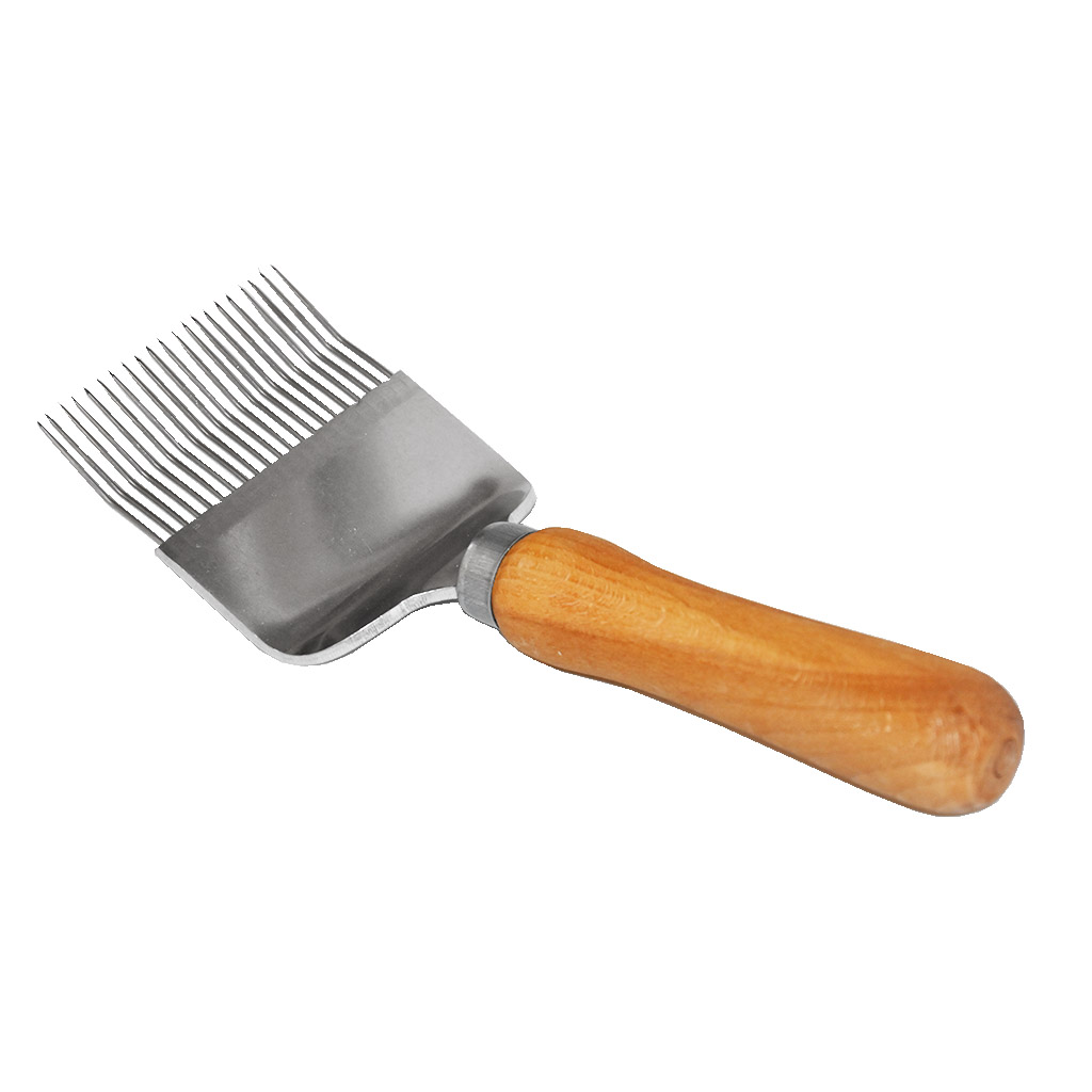 Entdecklungsgabel Holz gebogen 21 Nadel