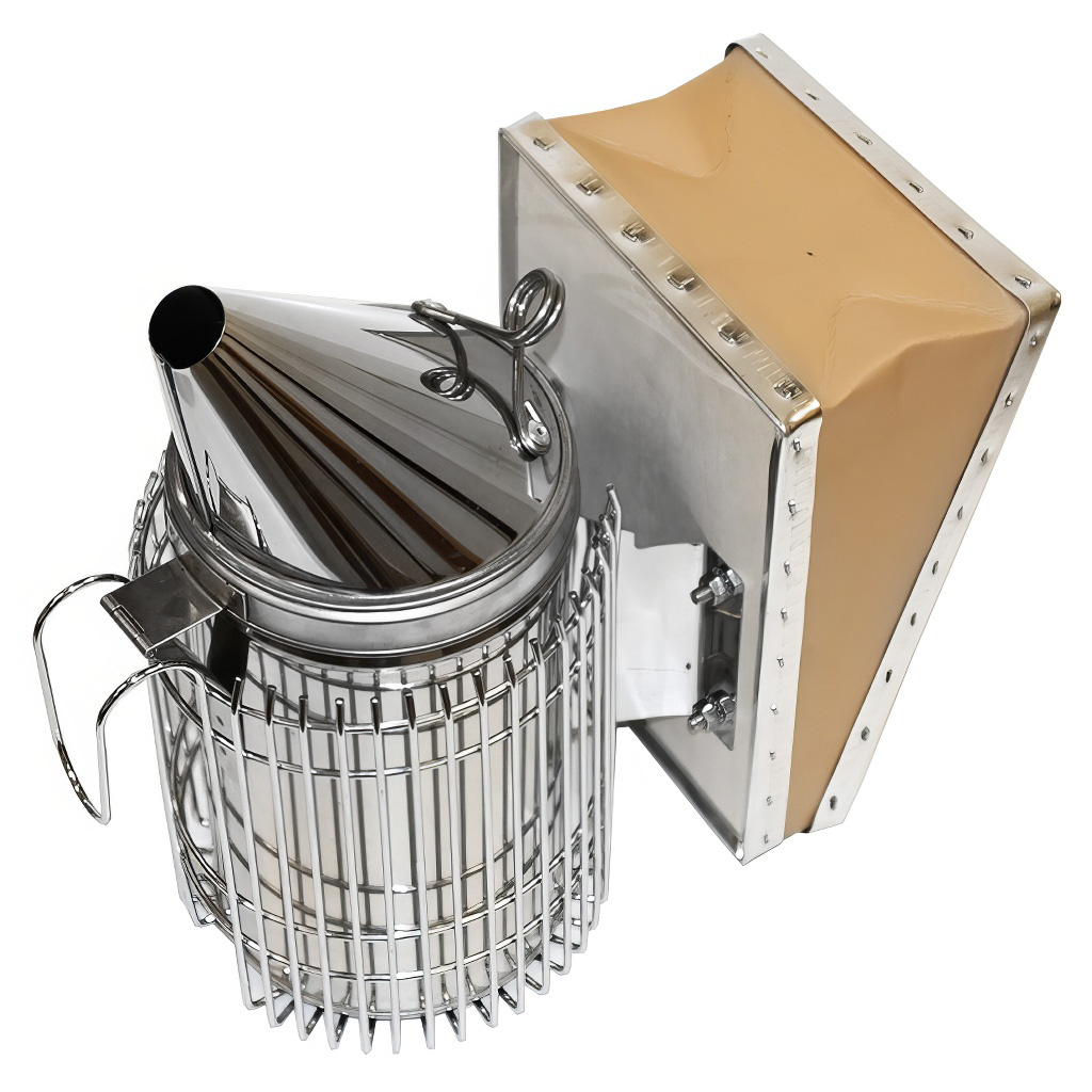 Smoker - groß mit Ultra-Käfig - Edelstahl (max) 28 cm