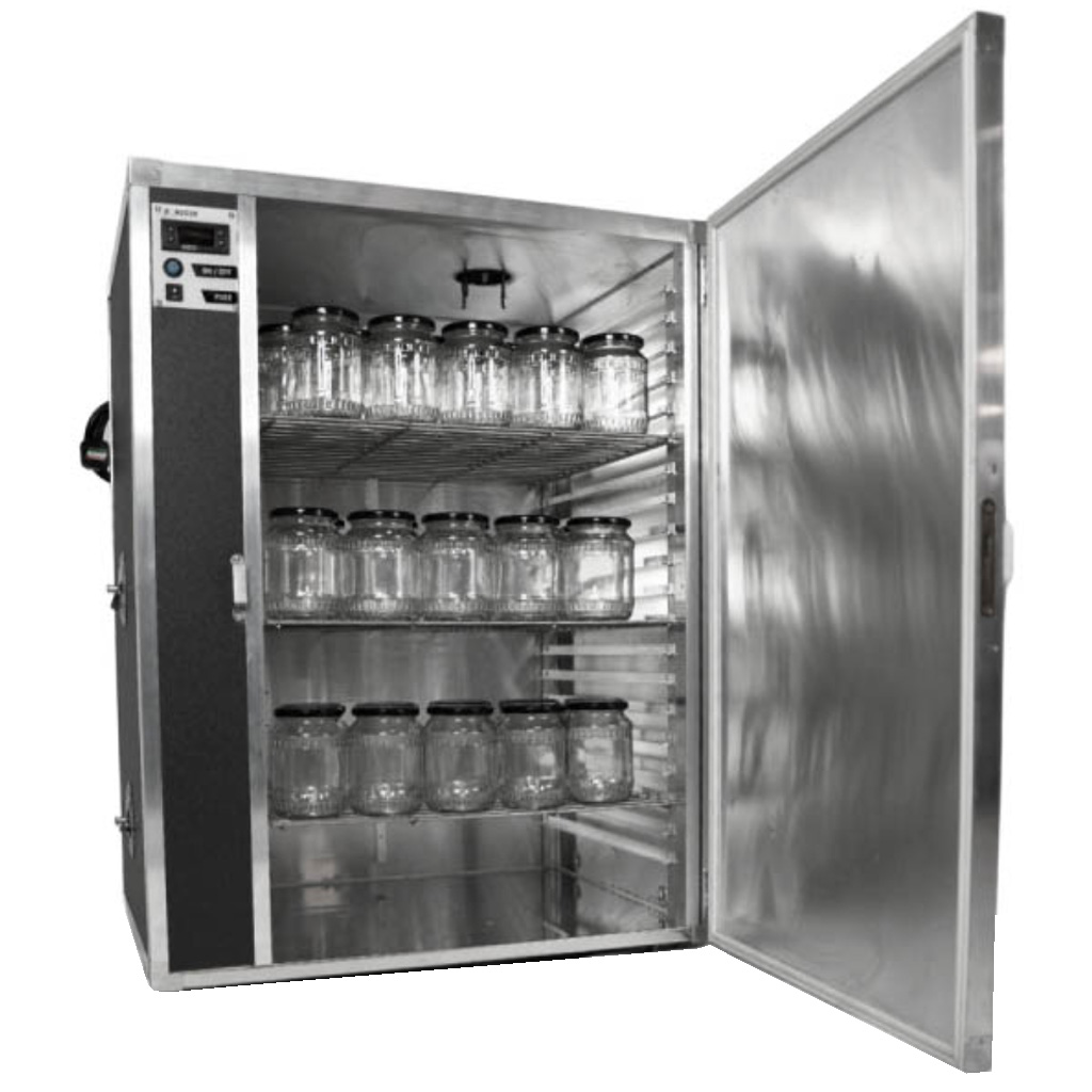 Dekristallisationskammer für 2×45-kg-Behälter oder bis zu 100 Gläser – 225 l