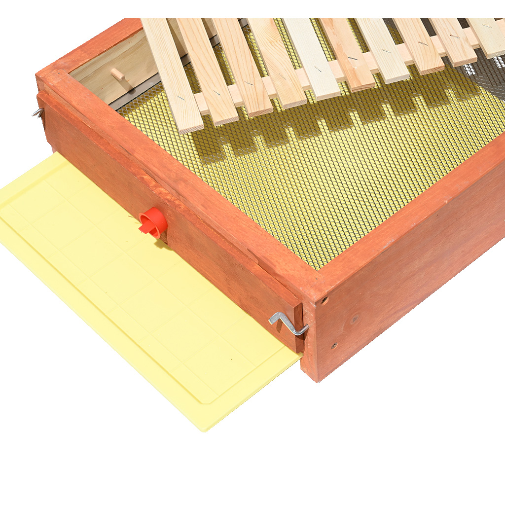 Vollgitter-Varroaboden für Langstroth – komplett, lackiert