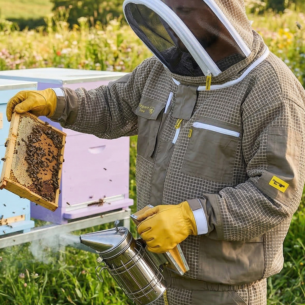 Mellarius Imkerjacke mit Elegant Bee Belüftung - S-XXXXL