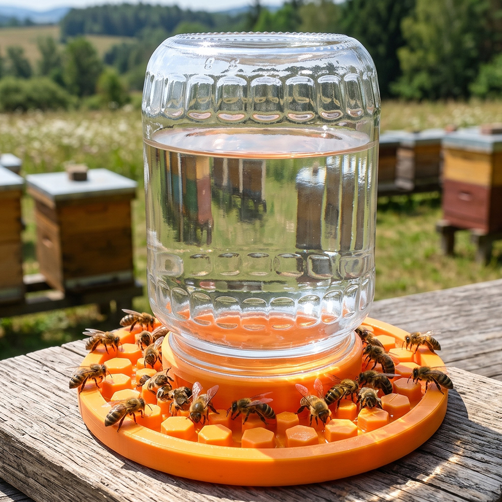 Bienen-Tränke für ein kleineres Glas Ø 155 mm