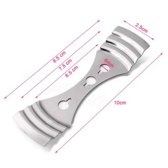 Edelstahlhalter für Dochte zum Gießen von Kerzen aus Bienenwachs