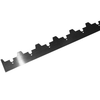 Abstandstreifen Edelstahl - Zander - 370x28 mm, für 10 R.  - 1 Stk.
