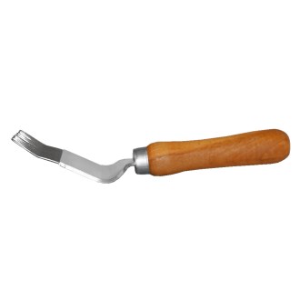 Entdecklungsgabel Holz gebogen 21 Nadel