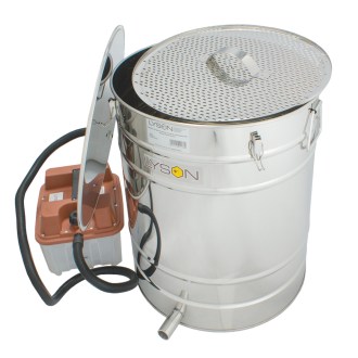 LYSON Wachsschmelzer auf Basis eines Settlers 100l - Eco-Version, mit Dampfgarer 