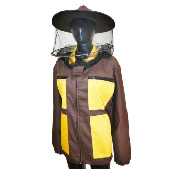Imkerjacke mit Reißverschluss Braun - S-XXXL