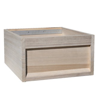 DN Ganzzarge (223 mm) - 10 R. aus Paulowniaholz - mit Schiene - in Teile