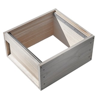 DN Ganzzarge 230 mm - 10 R. aus Paulowniaholz - mit Schiene