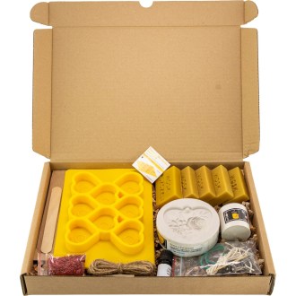 Kreativset zur Herstellung von Bienenwachskerzen – Romantisch