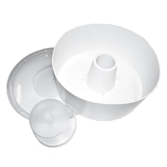 PLASTIK-FUTTERTROG 1,8 LITER RUND