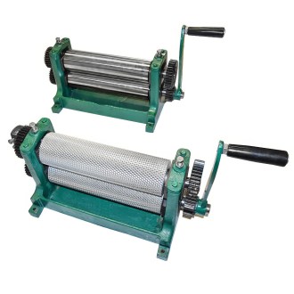 Pressmaschine auf Mittelwände