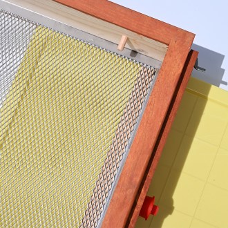 Vollgitter-Varroaboden für Langstroth – komplett, lackiert