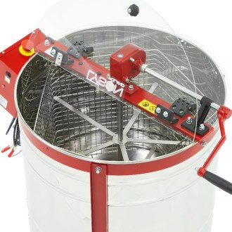 5-Waben Diagonalschleuder DNM/Zander/Langstroth manuell-elektrisch 12V/230V Ø60mm – Lyson CLASSIC