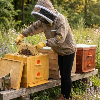 Mellarius Imkerjacke mit Elegant Bee Belüftung - S-XXXXL
