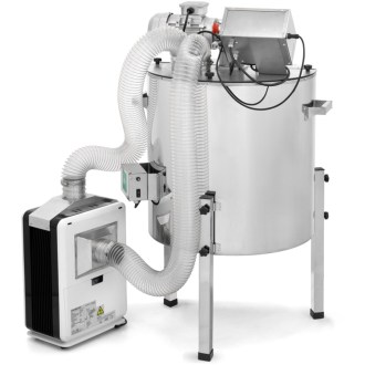 Doppelwandiges Mischgerät ApiCera® mit Heizung und Trockner – 185 kg