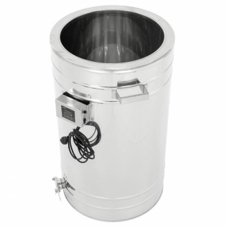 Abgieß- und Spülbehälter mit Mantelheizung 150 l 230 V konischer Boden - PREMIUM