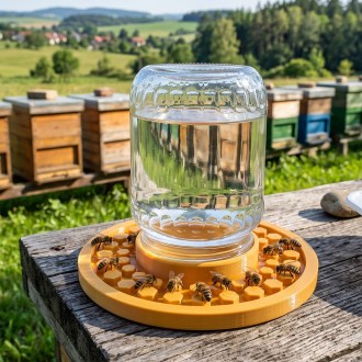 Bienen-Tränke für ein kleineres Glas Ø 155 mm