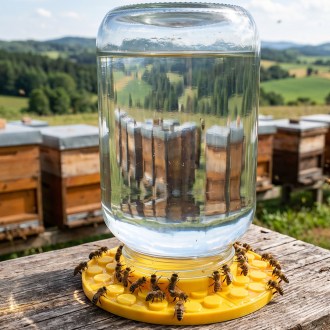 Bienentränke für großes Glas Ø 175 mm