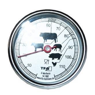 Lebensmittelthermometer aus Edelstahl TFA 0-120°C