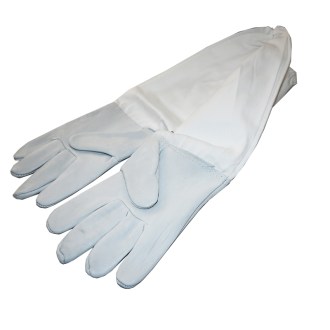 Bienenhaltung Handschuhe Weiß Leder Bekleidung Größe S 