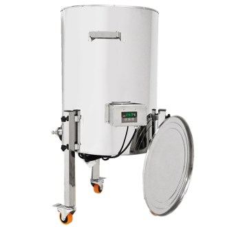 Doppelwand-Abfüller mit Heizung Mellarius MaxiLine 230 V – 104 Liter / 140 kg