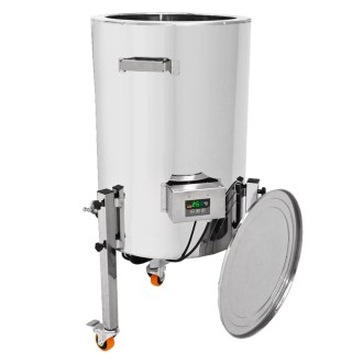Doppelwand-Abfüller mit Heizung Mellarius MaxiLine 230 V – 133 Liter / 185 kg