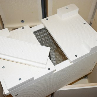 Ablegerkasten Styrodur Langstroth 3/4, 6 Waben