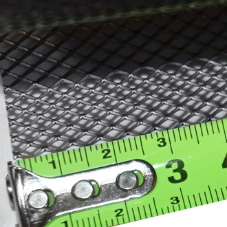 Imker-Streckmetall aus Edelstahl, Maschenweite 4 mm, Rolle 0,5 × 10 m