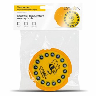 Thermokristallines Thermometer mit Bienenstockauflage - Set à 1 Stk