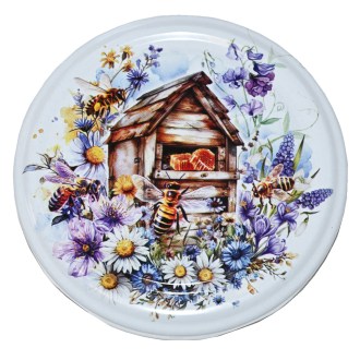 Deckel für Glas TO 82 - Bunte Wiese - HO15