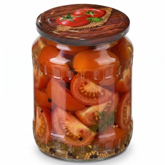 Twist-Off-Deckel für Glas TO 82 - RTS - Tomaten