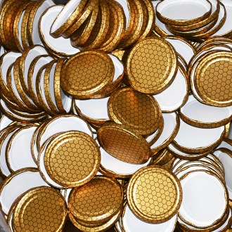 Deckel für Glas TO 82 – Bienenwabe – 700 Stk. – ganze Karton – HC6
