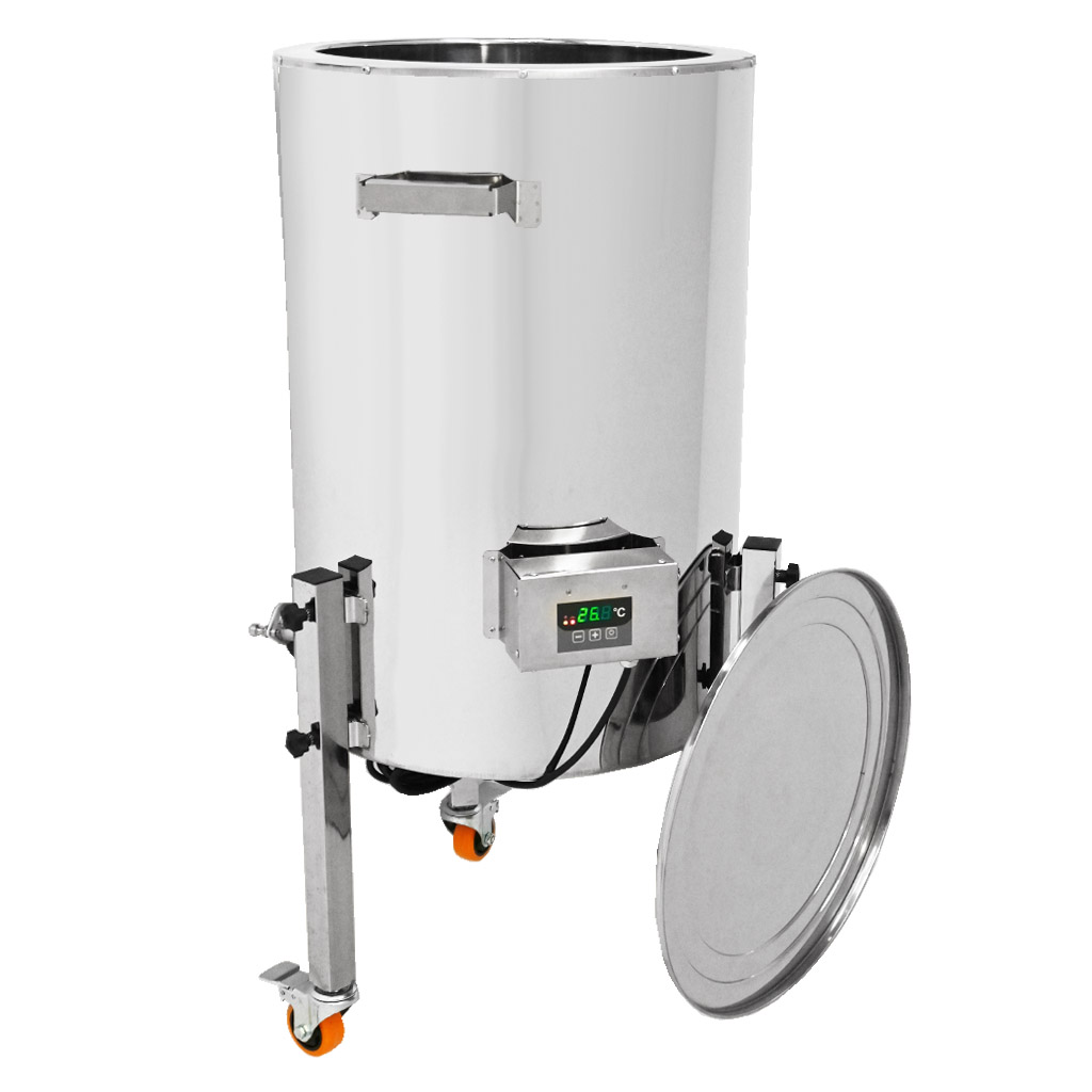 Doppelwand-Abfüller mit Heizung Mellarius MaxiLine 230 V – 133 Liter / 185 kg