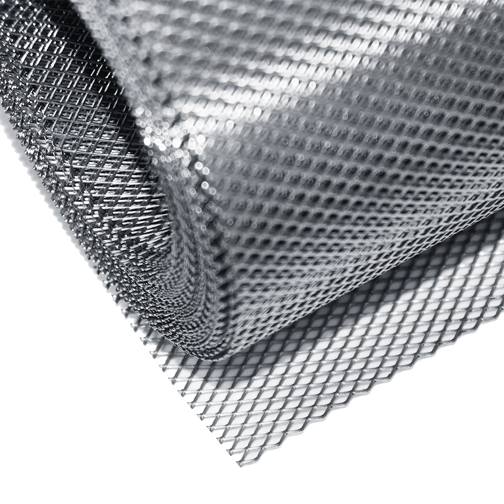 Imker-Streckmetall verzinkt, Maschenweite 4 mm, Rolle 0,42 × 10 m