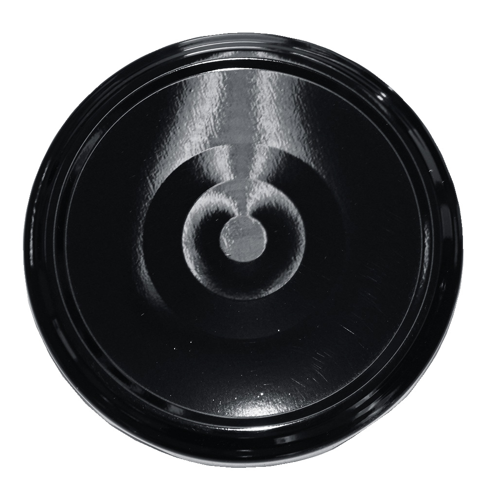 Twist-Off-Deckel für Glas TO 82 - RBS - schwarz - 700 Stk. - ganze Karton