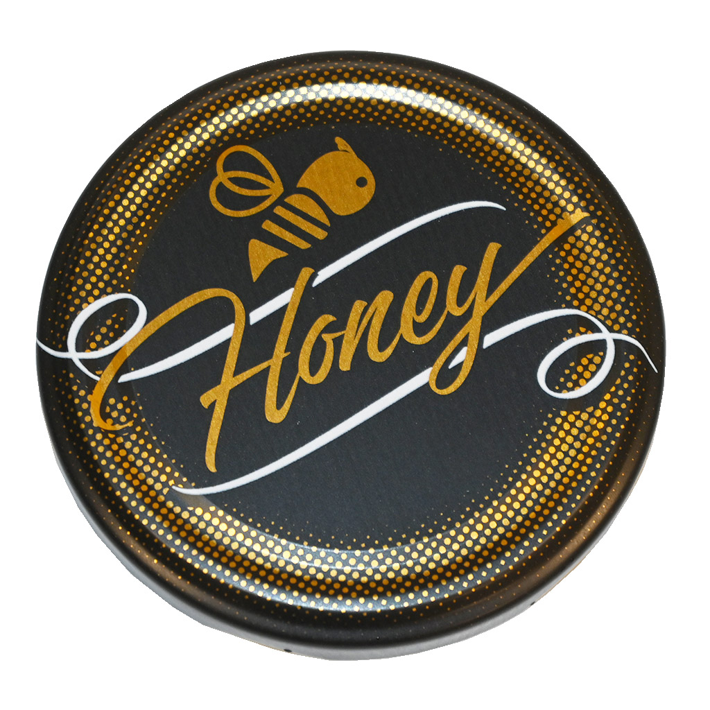 Deckel für Glas TO 82 – Honey – schwarz – matt – 700 Stück – ganze Box – HO12-2