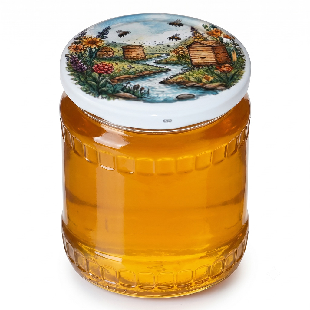 Deckel für Glas TO 82 - Bienenstöcke am Bach 700 Stk. - ganze Schachtel - HOJ2