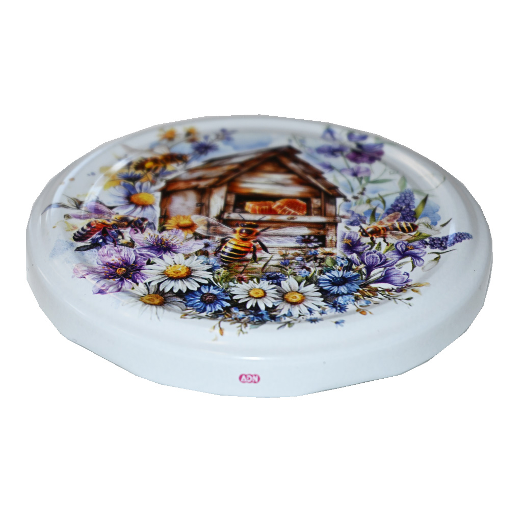 Deckel für Glas TO 82 - Bunte Wiese - HO15