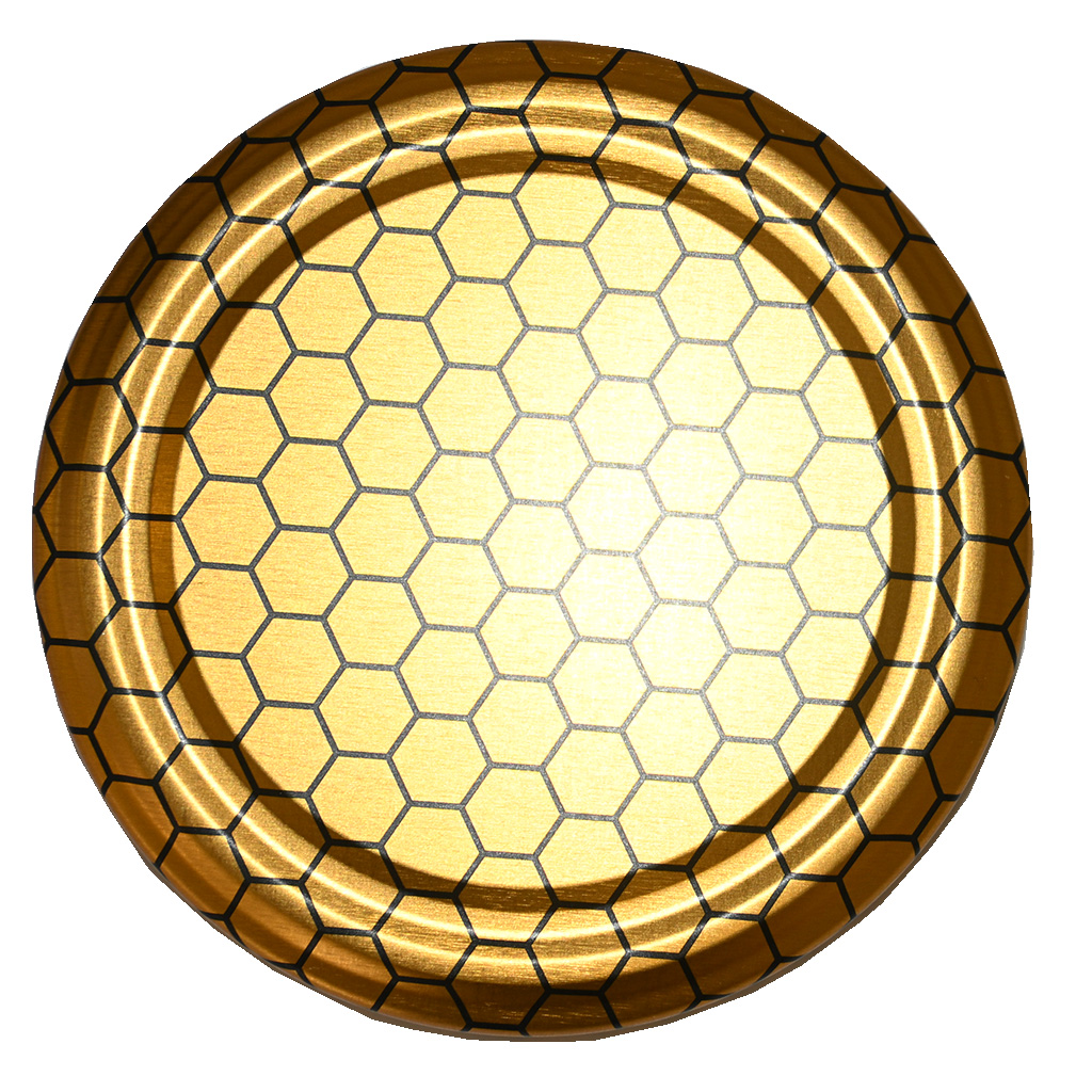 Deckel für Glas TO 82 – Bienenwabe – 700 Stk. – ganze Karton – HC6